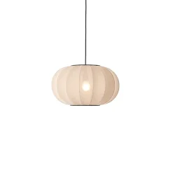 Made By Hand - Pendellampe - Knit-Wit 45 Oval Pendant - Sand Stone