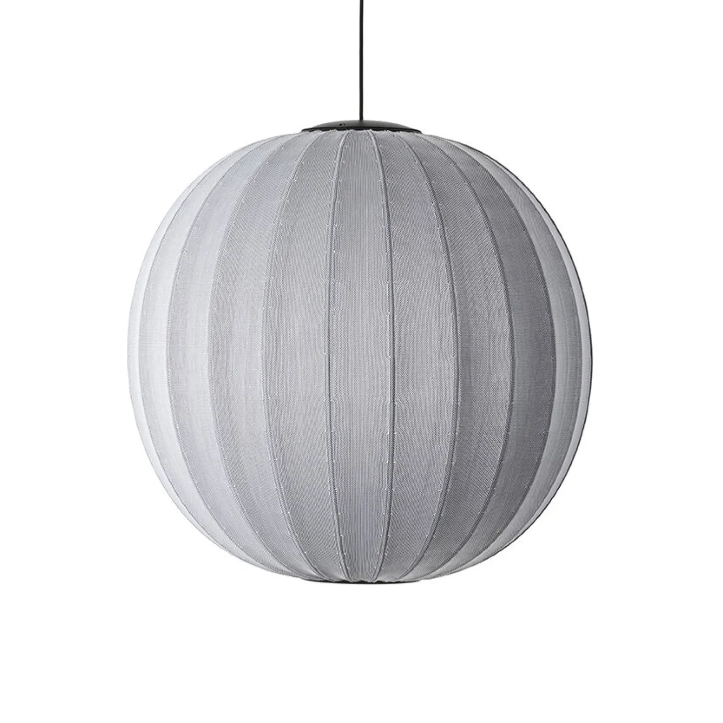 Made By Hand - Pendellampe - Knit-Wit 75 Round Pendant LED - Silver