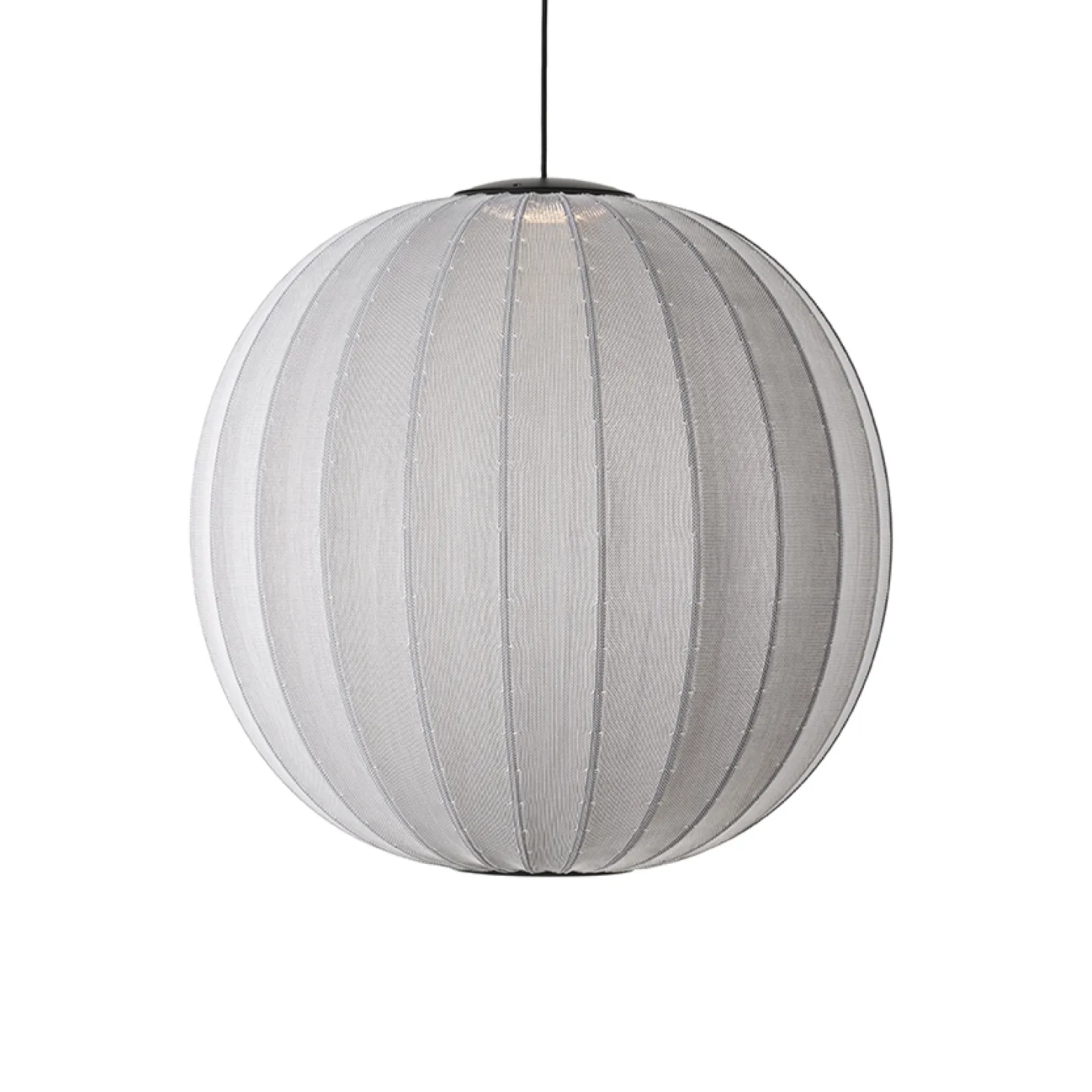Made By Hand - Pendellampe - Knit-Wit 75 Round Pendant LED - Silver
