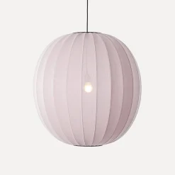 Made By Hand - Pendellampe - Knit-Wit 75 Round Pendant - Light Pink