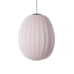 Made By Hand - Pendellampe - Knit-Wit 65 High Oval Pendant LED - Light Pink