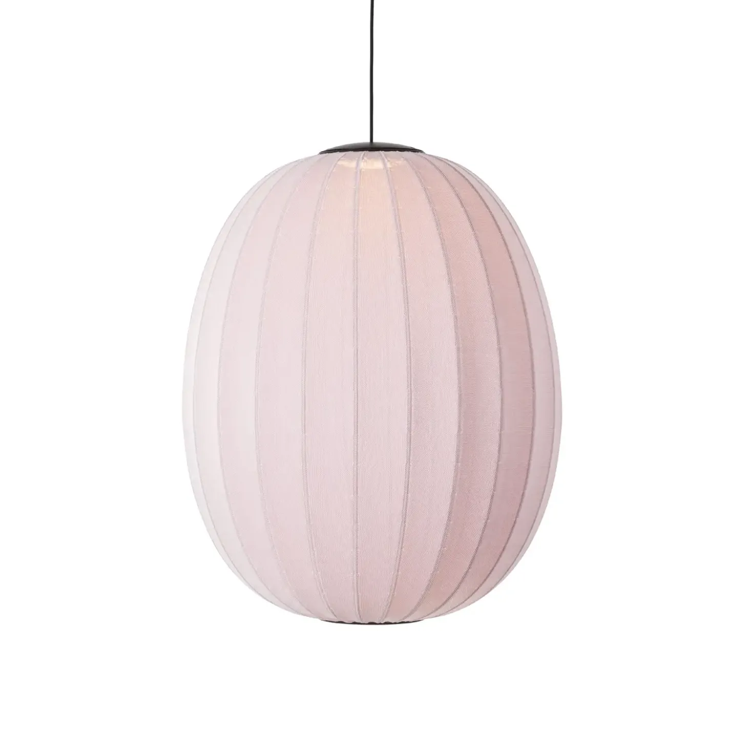 Made By Hand - Pendellampe - Knit-Wit 65 High Oval Pendant LED - Light Pink