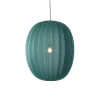Made By Hand - Pendellampe - Knit-Wit 65 High Oval Pendant - Seagrass