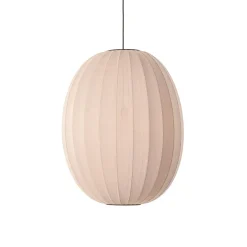 Made By Hand - Pendellampe - Knit-Wit 65 High Oval Pendant - Sand Stone