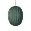 Made By Hand - Pendellampe - Knit-Wit 65 High Oval Pendant - Tweed Green