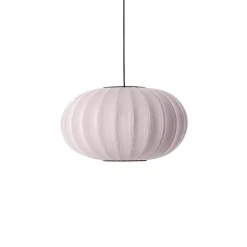 Made By Hand - Pendellampe - Knit-Wit 57 Oval Pendant - Light Pink