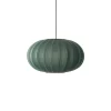 Made By Hand - Pendellampe - Knit-Wit 57 Oval Pendant - Tweed Green
