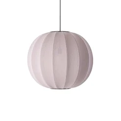 Made By Hand - Pendellampe - Knit-Wit 60 Round Pendant - Light Pink