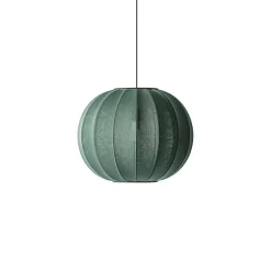 Made By Hand - Pendellampe - Knit-Wit 45 Round Pendant - Tweed Green