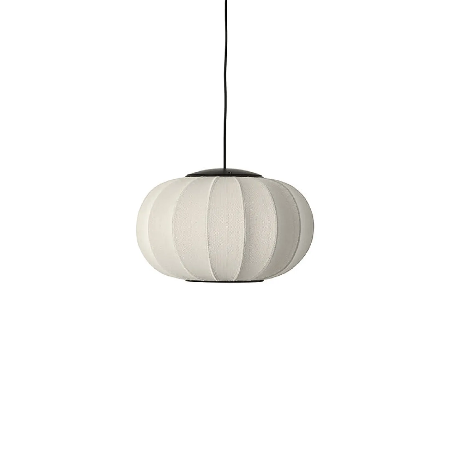Made By Hand - Pendellampe - Knit-Wit 45 Oval Pendant LED - Pearl White
