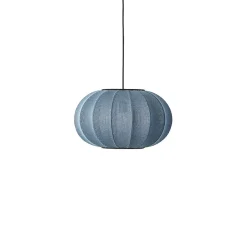 Made By Hand - Pendellampe - Knit-Wit 45 Oval Pendant - Blue Stone