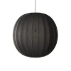 Made By Hand - Pendellamper - Knit-Wit 75 Round Pendant - Black