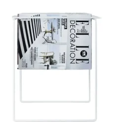 Magasinholder Grill i hvid fra Neon Living