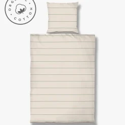 Mette Ditmer - ALIGN-sengesæt - Pine green/Sand - W140 x L220 cm