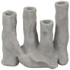 Mette Ditmer - ART PIECE four-lysestage - Light grey