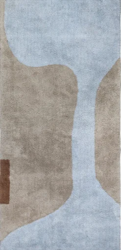 Mette Ditmer - FIGURA rug, medium - Light blue