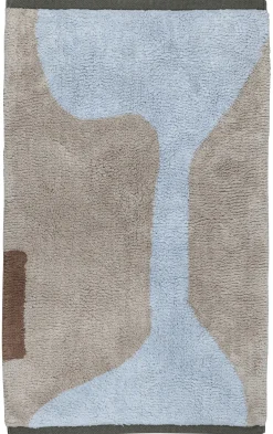 Mette Ditmer - FIGURA rug, small - Light blue