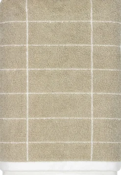 Mette Ditmer - FLINESTEN håndklæde, Sand / Off-white