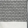 Mette Ditmer - GRID gæstehåndklæde, 2-pak, Sort / Off-white