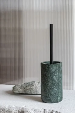 Mette Ditmer - MARBLE toilet brush holder - Dark forest