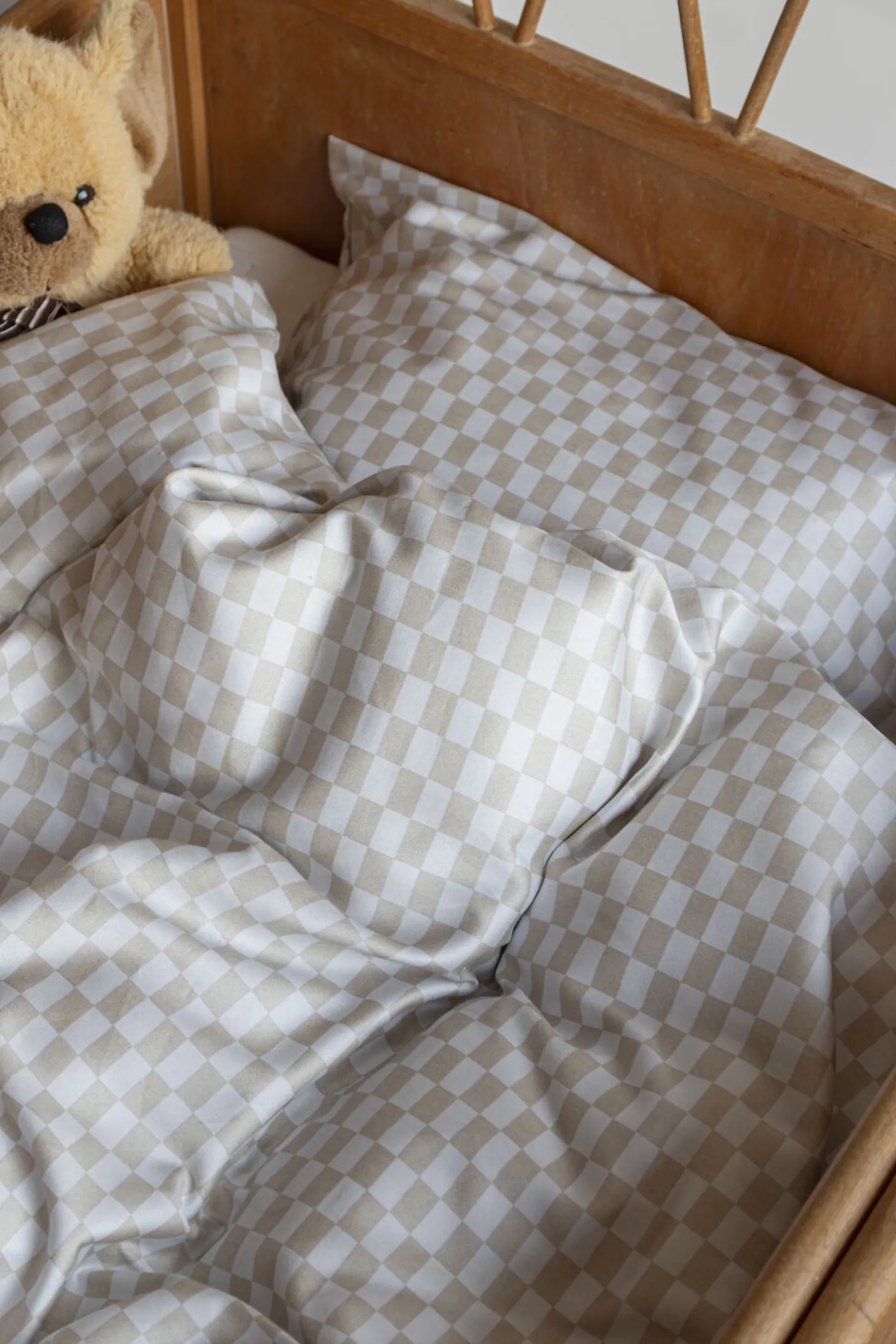 Mette Ditmer - MINI baby bed set - Sand / Light grey