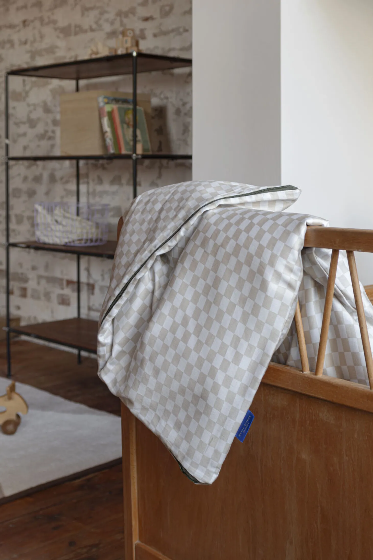 Mette Ditmer - MINI baby bed set - Sand / Light grey