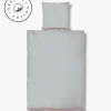 Mette Ditmer - MINI-sengesæt - Light blue/Tan - W140 x L220 cm