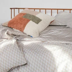 Mette Ditmer - MINI-sengesæt - Sand/Light grey - W140 x L200 cm