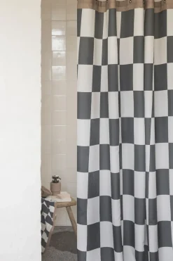 Mette Ditmer - RETRO-badeforhæng - Dark grey