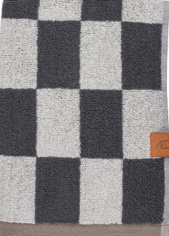 Mette Ditmer - RETRO-håndklæde - Dark grey - W40 x L55 cm