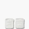 Mette Ditmer - RIBBON fyrfadsstage - Off-white - 2-pak