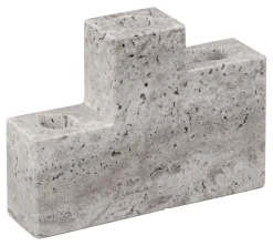 Mette Ditmer - STEP trio-lysestage - Chalk