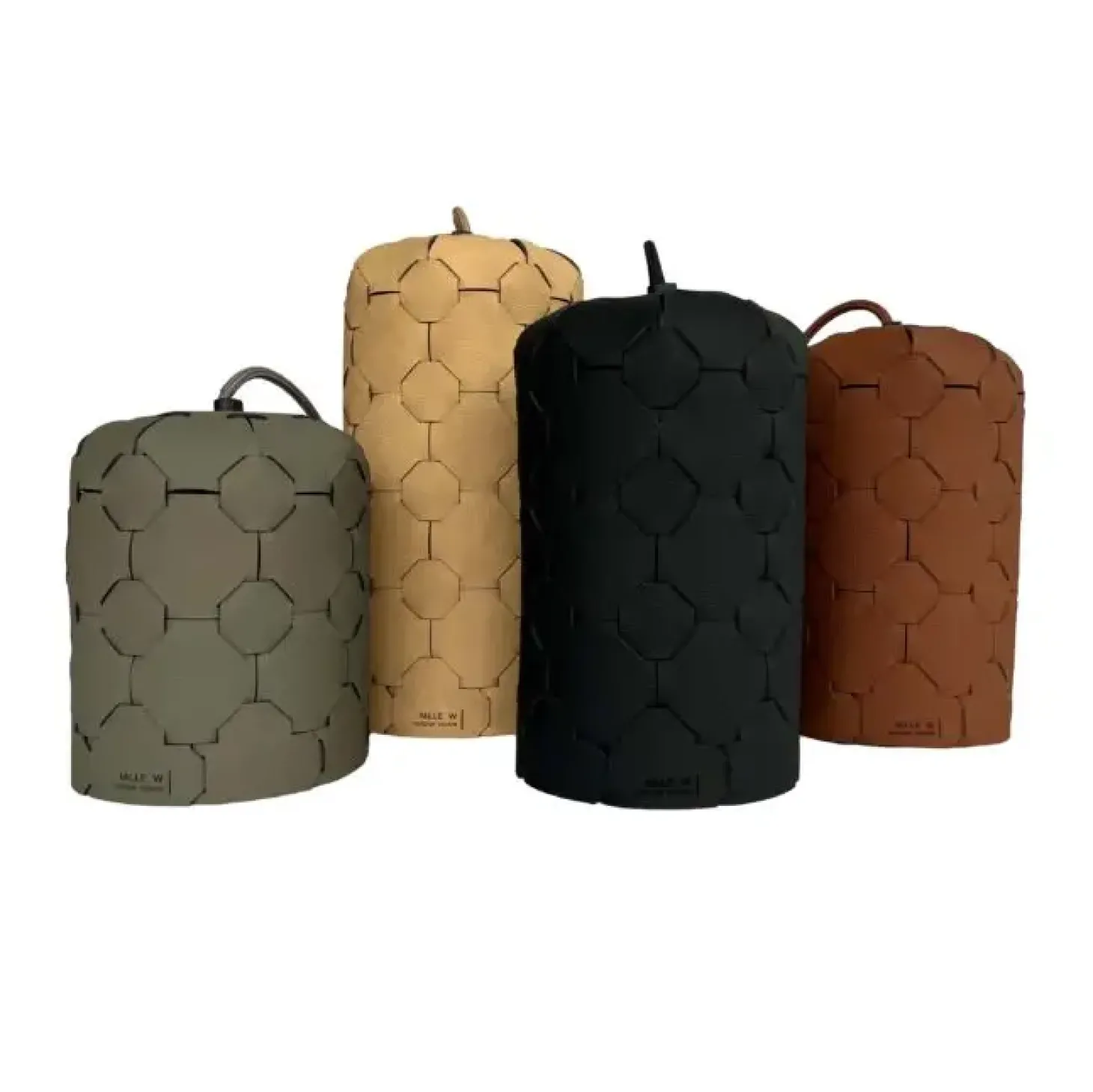 MiLLE W NORDISK DESIGN - Polar Lights - Pendel - Beige læder - Large
