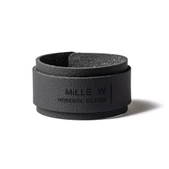 MiLLE W NORDISK DESIGN - Servietholder - Sort læder