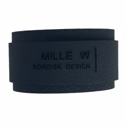 MiLLE W NORDISK DESIGN - Servietring - Sort læder