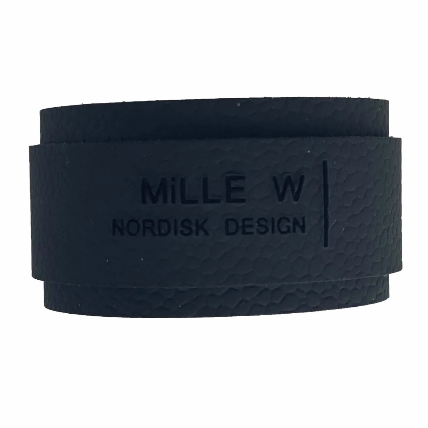 MiLLE W NORDISK DESIGN - Servietring - Sort læder