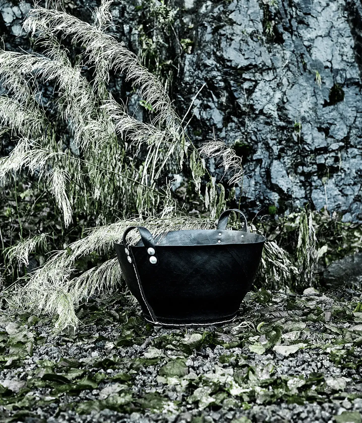 Muubs - Kurv Dacarr - Sort - XL - Ø50 x H40 cm