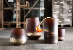 Muubs - Vase Lana 26 - Brown/Gold