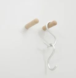 Nomess - S-Hooks krog - Alm. - Aluminium (Sæt med 5 stk.)