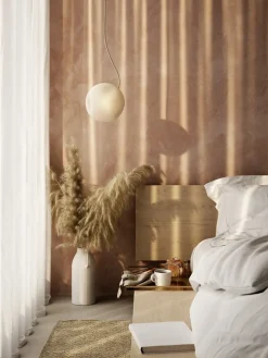 Nordic Tales - loftlampe Pendel - Bright Barocco - med creme kabel