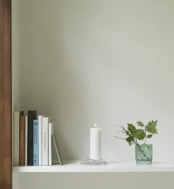 Normann Copenhagen - Bloklys - Lys Grøn - H20 x Ø7 cm