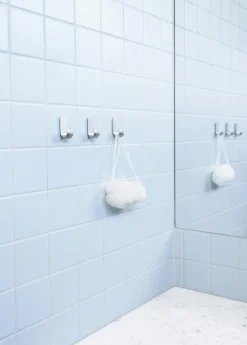 Normann Copenhagen - Curve Mini Knage - sæt med 2 styk - Mat sølvfarvet