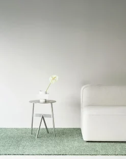 Normann Copenhagen - Flick Rug 80x200 cm - Off White/Dark Green