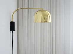 Normann Copenhagen - Grant Væglampe - Messing (D: 43 cm)