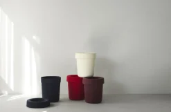 Normann Copenhagen - Hide Office Bin Burgundy