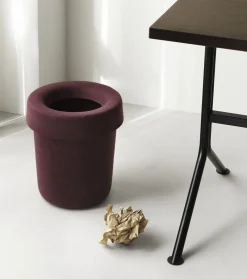 Normann Copenhagen - Hide Office Bin Burgundy