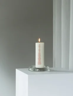 Normann Copenhagen - Kalenderlys - Lys Grøn - H20 x Ø7 cm