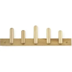 Normann Copenhagen - Play Knagerække - Eg - H: 17,2 x L: 60 x D: 6,3 cm
