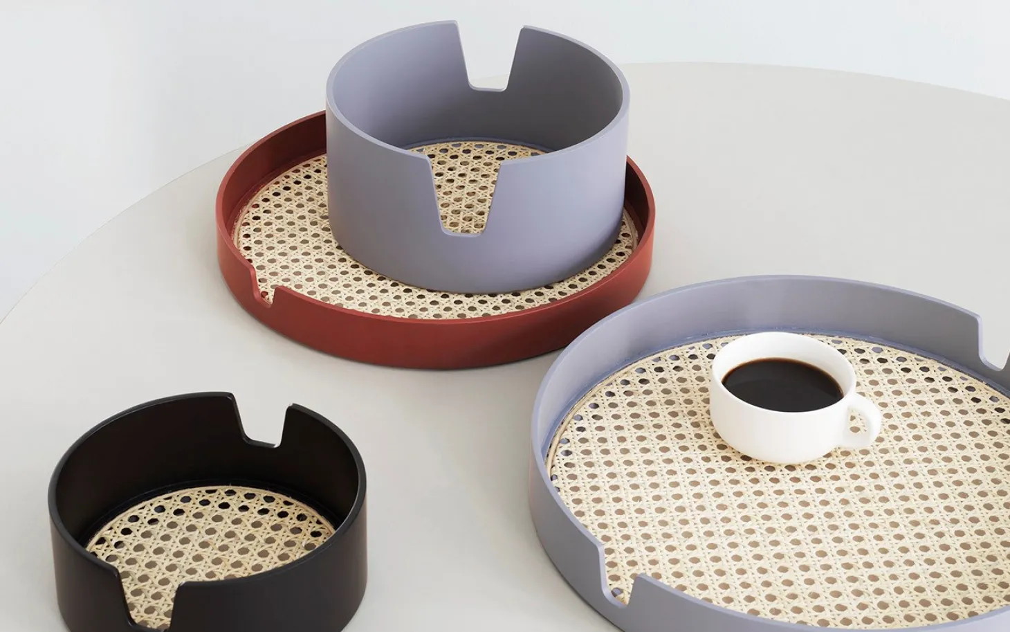Normann Copenhagen - Salon Tray - Ø24 - Grey