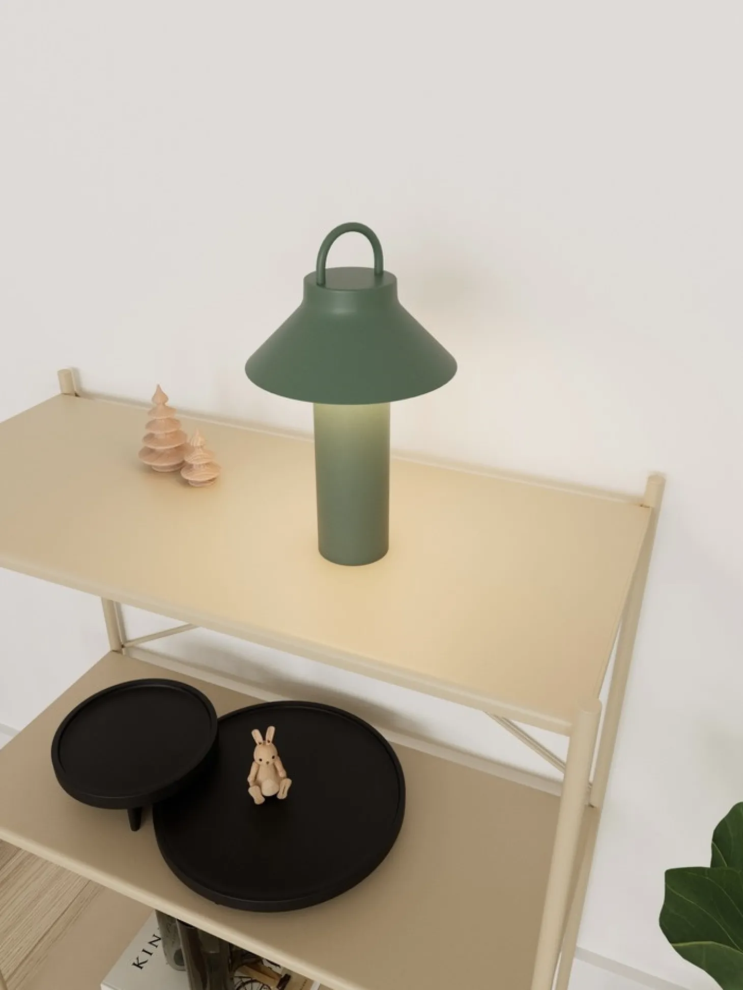 NovoForm - Moov Opladelig LED Lampe - Dusty Green